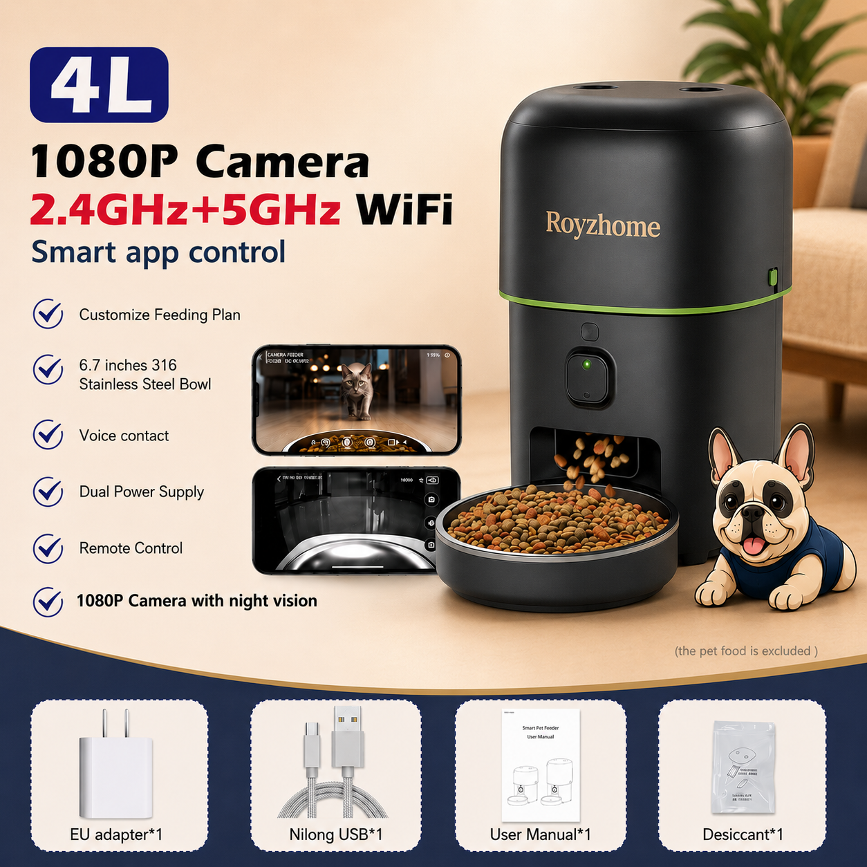 Smart Pet Feeder Pro | RoyzHome™