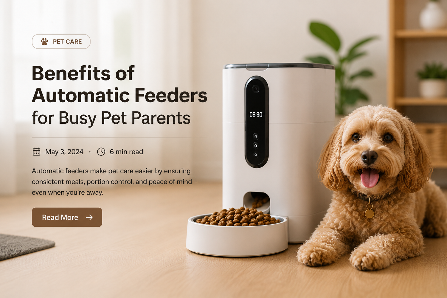 Benefits of Automatic Feeders for Busy Pet Parents