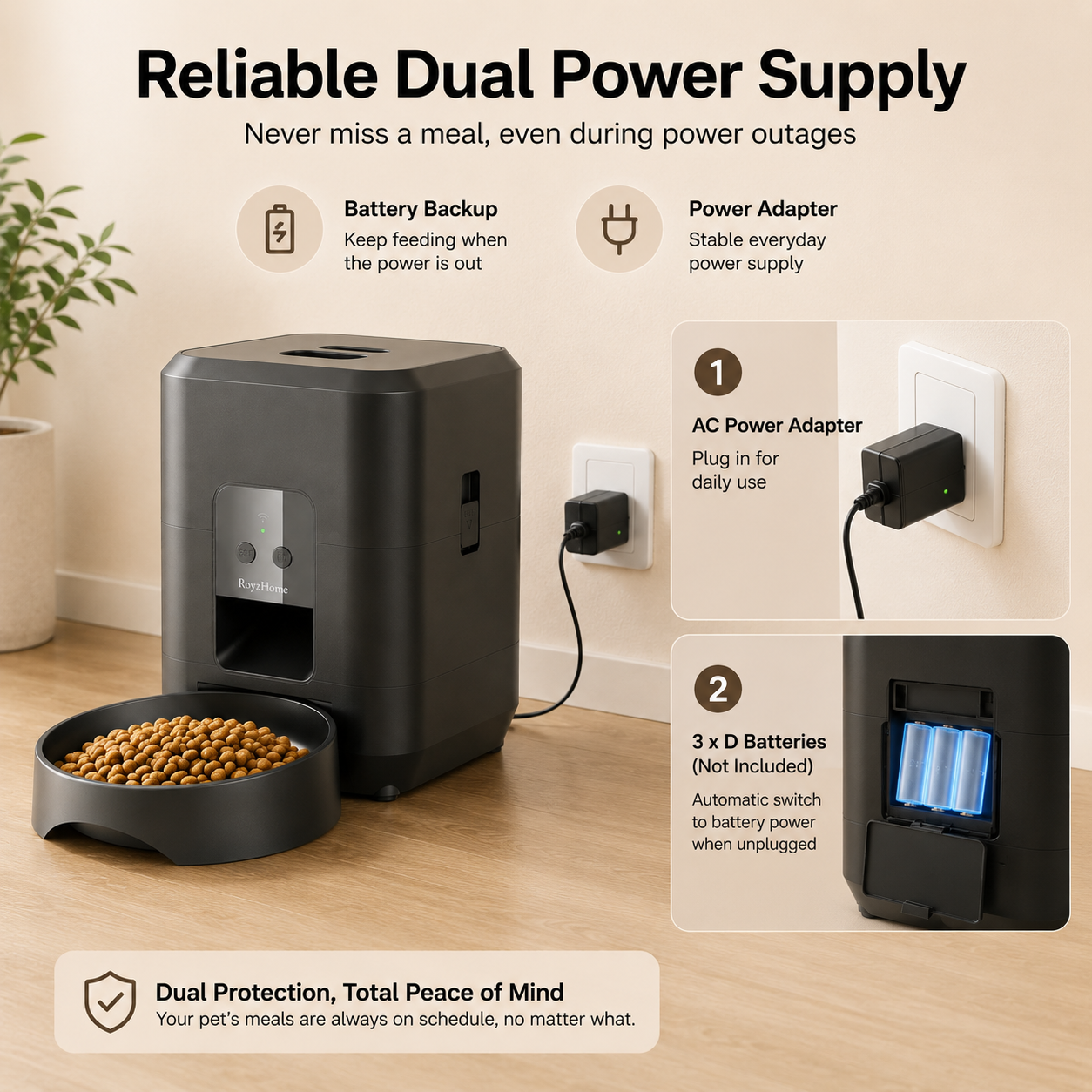Basic Smart Pet Feeder | RoyzHome™