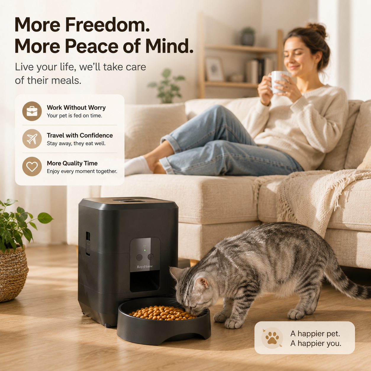 Basic Smart Pet Feeder | RoyzHome™