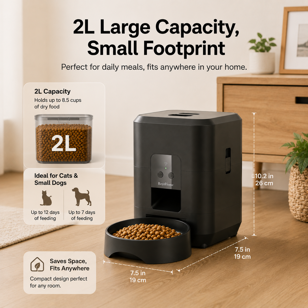 Basic Smart Pet Feeder | RoyzHome™