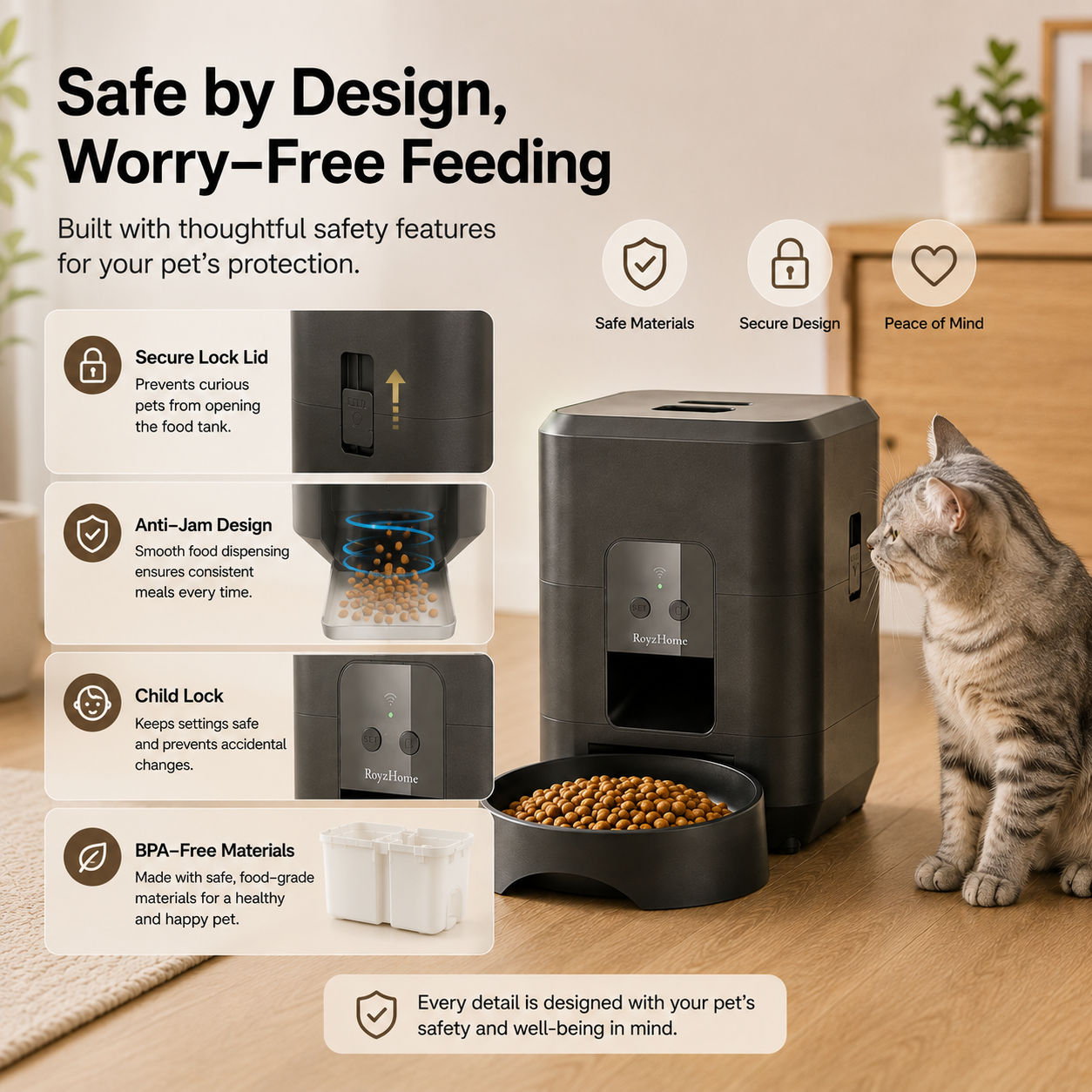 Basic Smart Pet Feeder | RoyzHome™