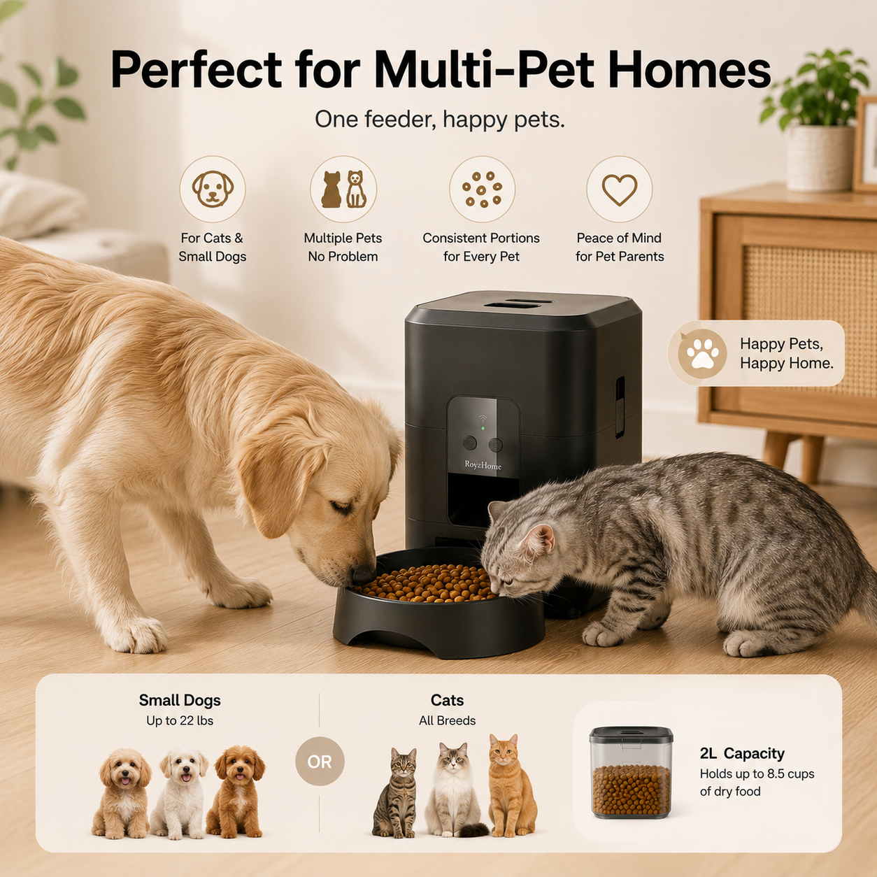 Basic Smart Pet Feeder | RoyzHome™