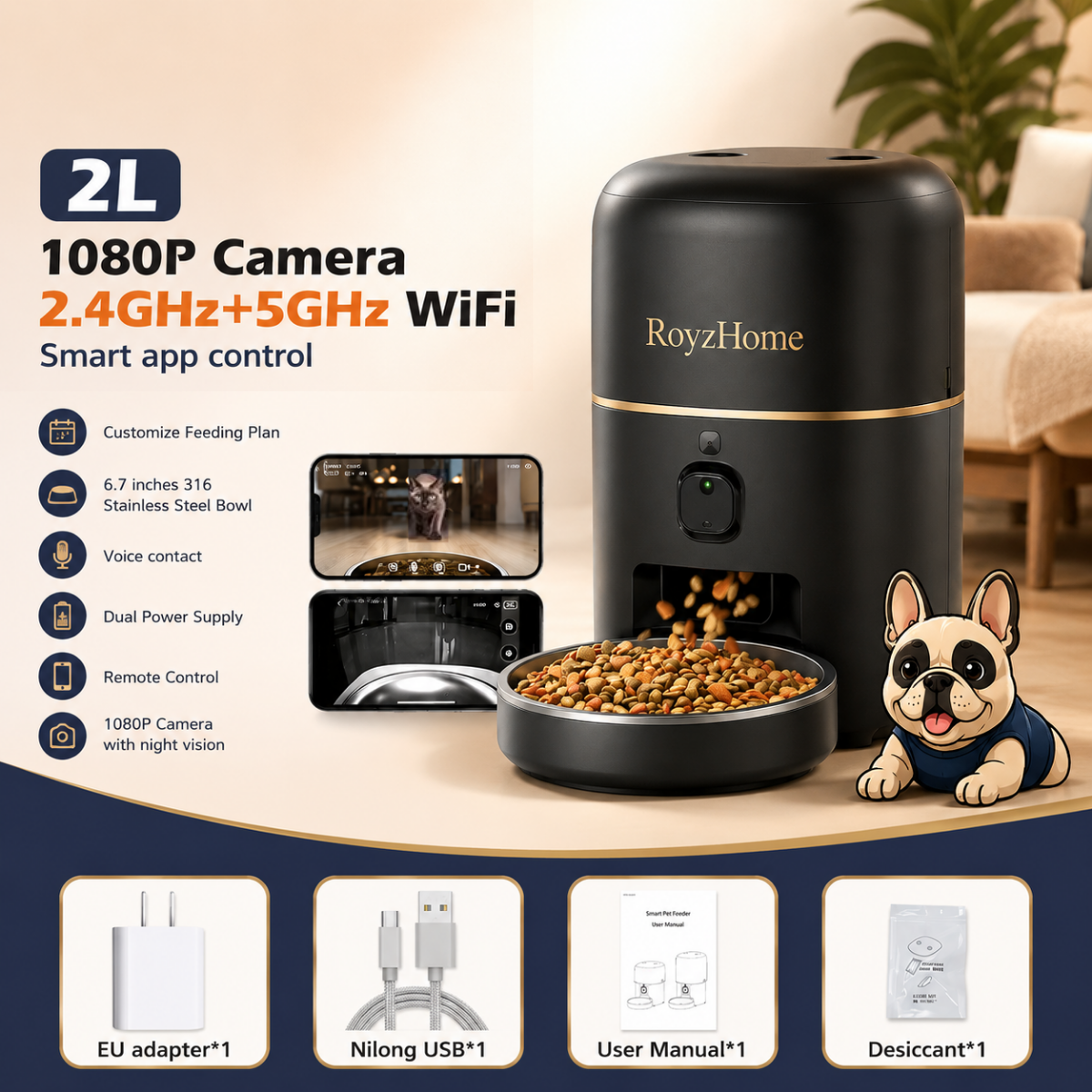 Smart Pet Feeder Pro | RoyzHome™